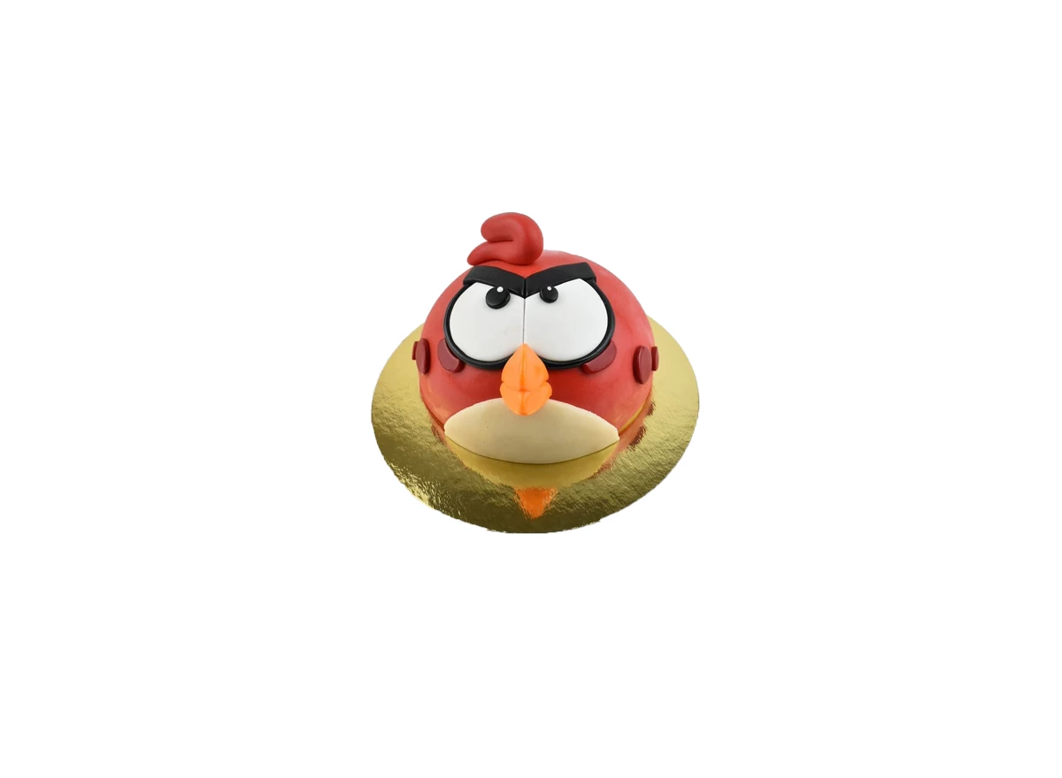 Angry-bird-ijstaart