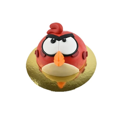 Angry-bird-ijstaart