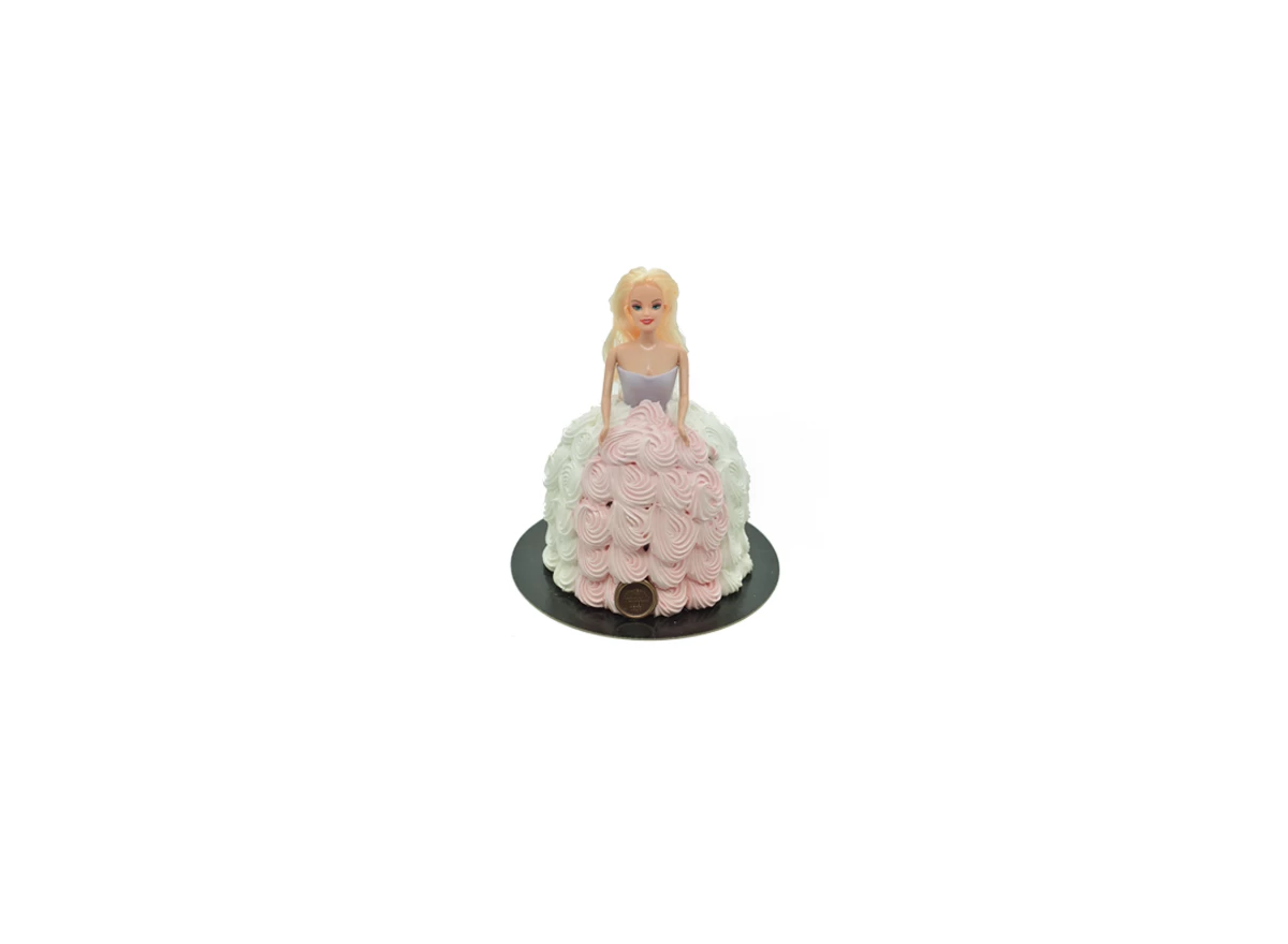 Barbie-prinsessen-ijstaart