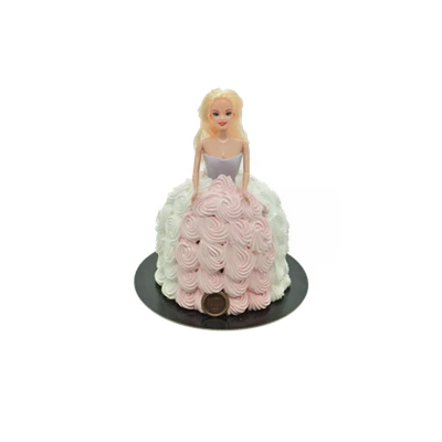 Barbie-prinsessen-ijstaart