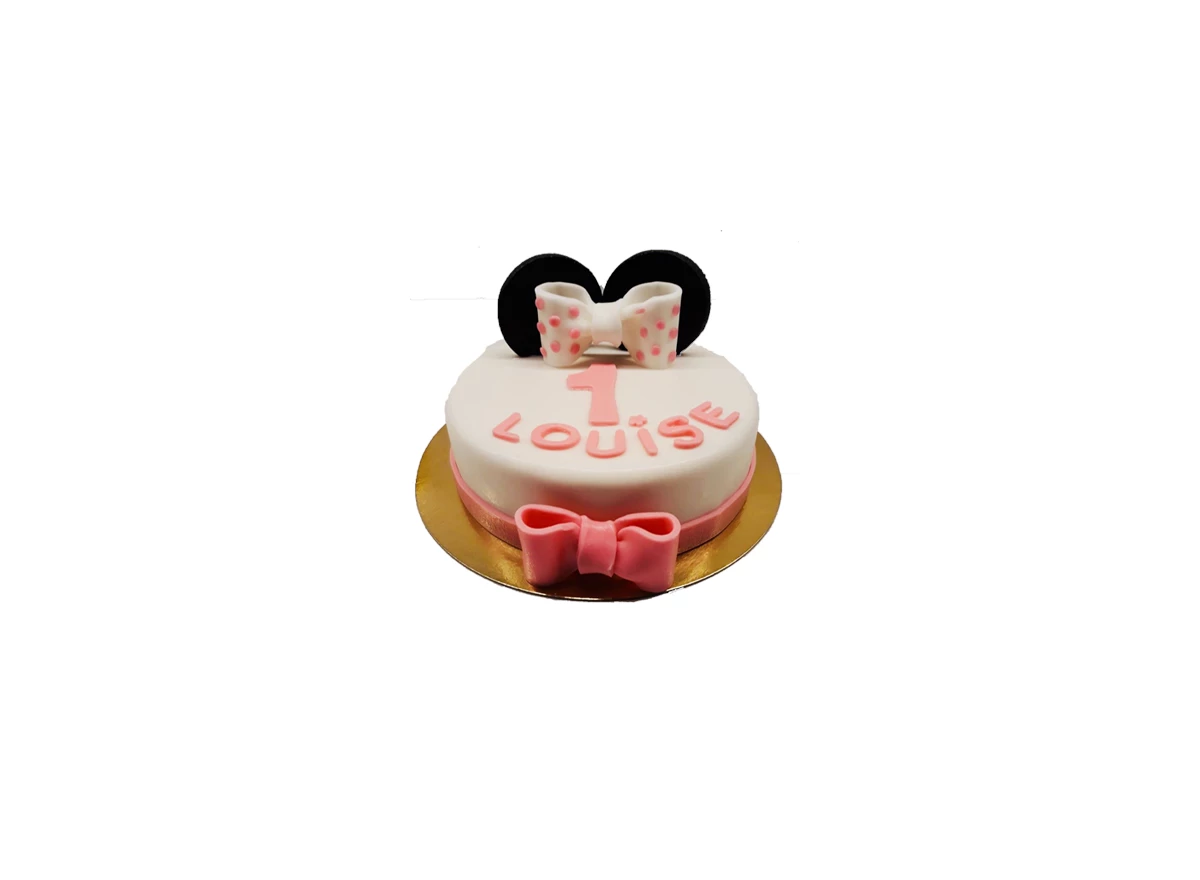 Minnie-mouse-ijstaart