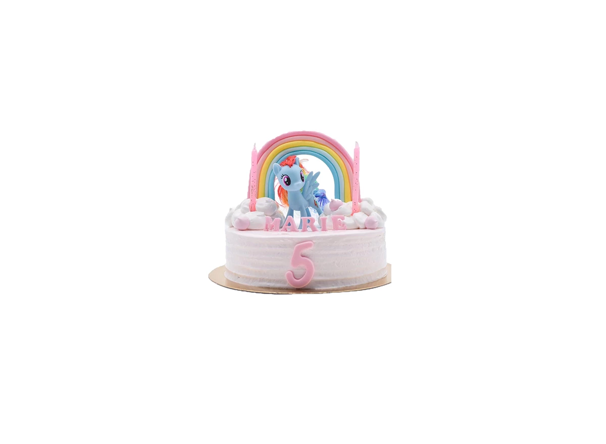 My-little-pony-regenboog-ijstaart