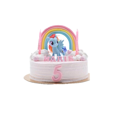 My-little-pony-regenboog-ijstaart